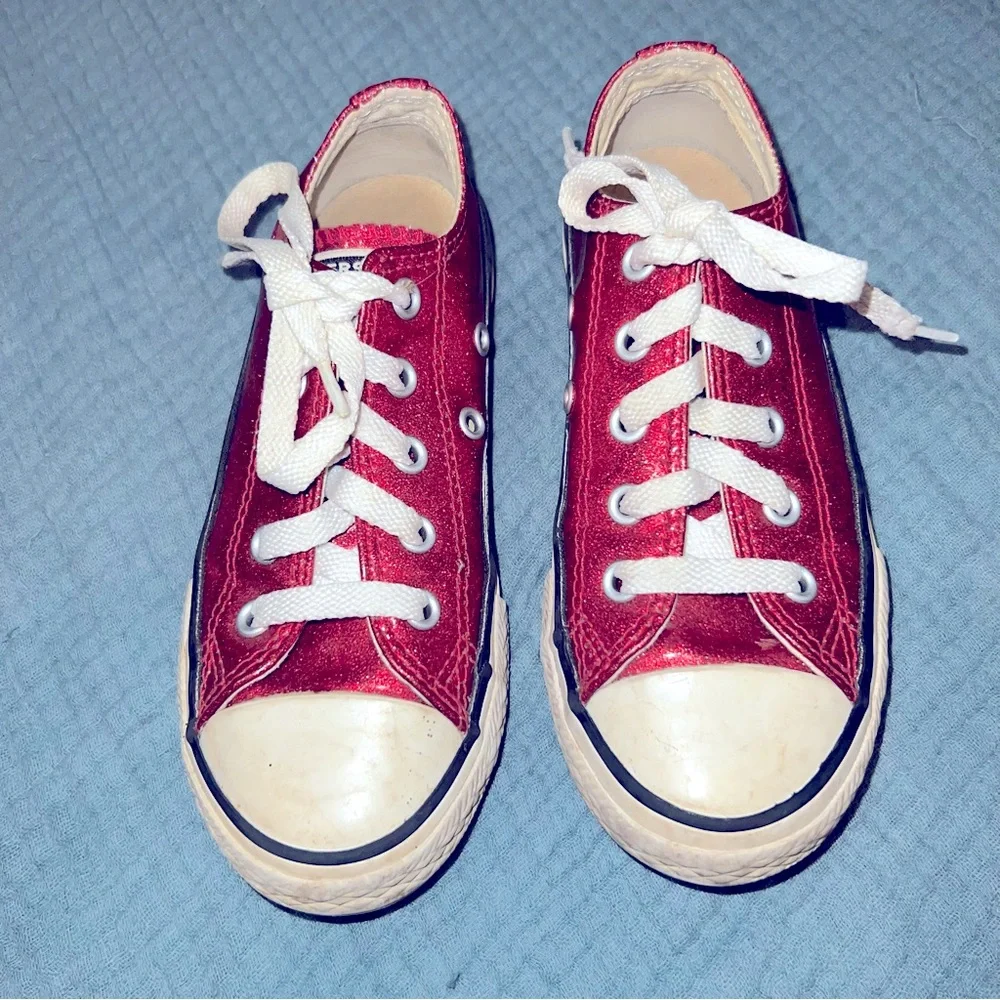 Converse Shiny Hot Pink Sneakers
